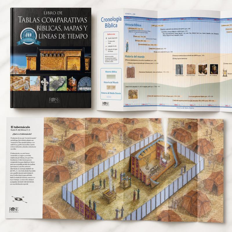 Book of Comparative Bible Charts, Maps and Timelines